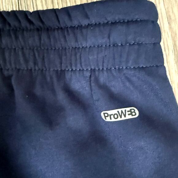 Spyder Active Men's Elastic Waistband Zippered Pockets Tapered Pants - Navy XL - Picture 8 of 8